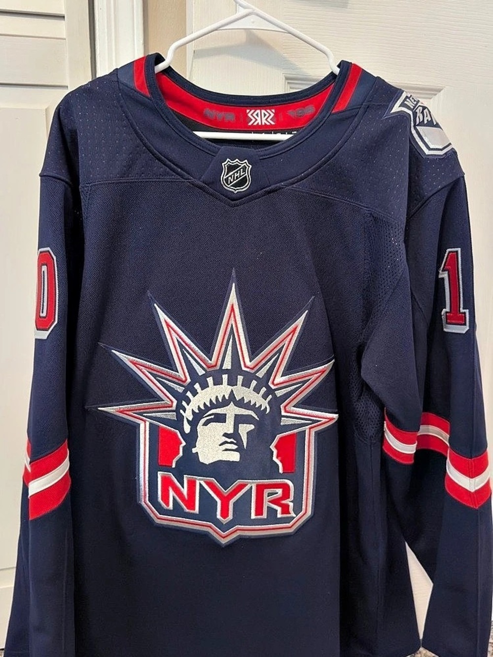 adidas New York Rangers Reverse Retro 1.0 Lady Liberty #10 Artemi Panarin